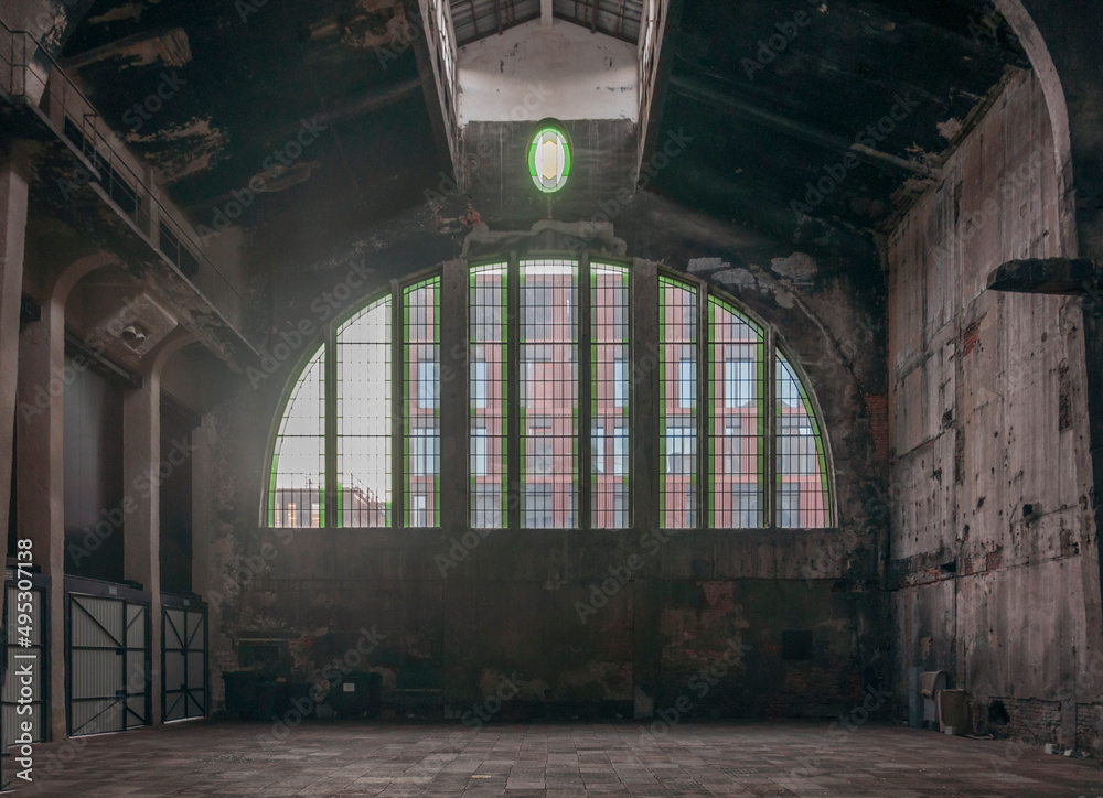 The abandoned power plant of Karol Scheibler - obrazy, fototapety, plakaty 