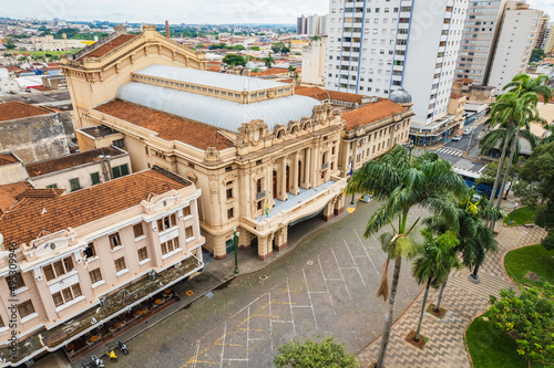 Ribeirão Preto, São Paulo / Brazil - Circa March, 2022: The Theatro Pedro II is a large theater located in the city of Ribeirão Preto, state of São Paulo, first class for symphonic music and opera. photo
