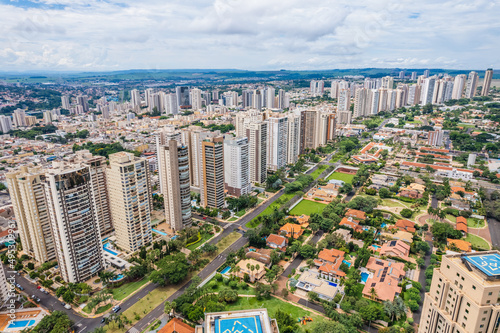 Ribeirão Preto, São Paulo / Brazil - Circa march, 2022: Avenida Professor João Fiúza, the most famous avenue in Ribeirão Preto, São Paulo / Brazil photo