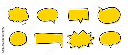Quote box frames big set. Quote box icons. Texting quote boxes. 