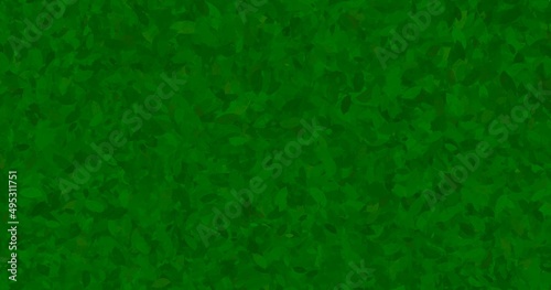 Green leaves background. Digital painting.