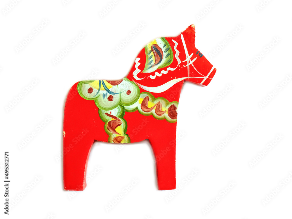 5-inch Traditional Swedish Dala Horse