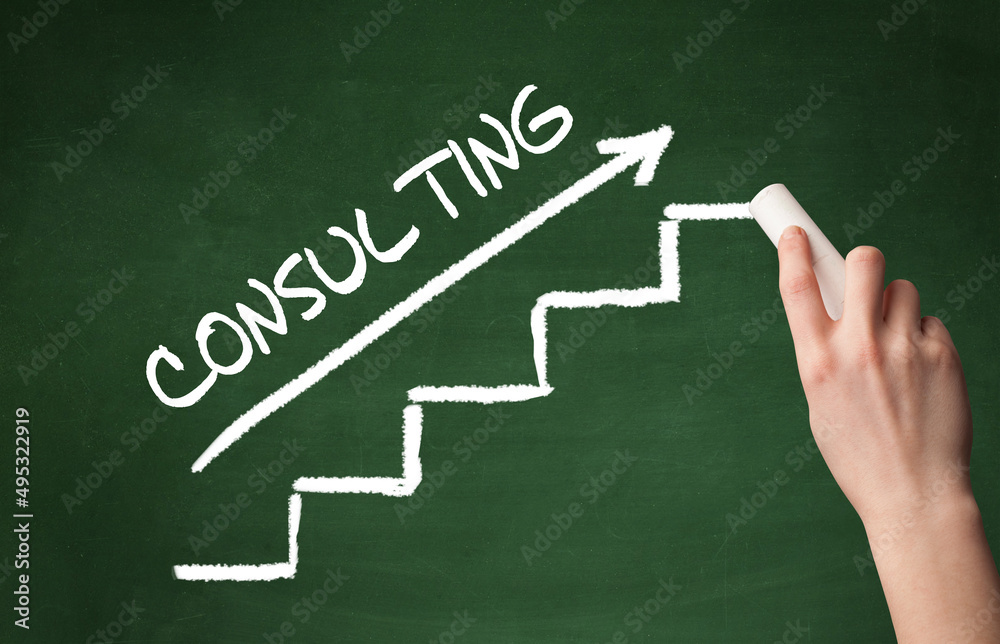 Hand drawing business concept concept Hand drawing business concept concept
