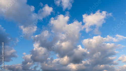 White Clouds Blue Sky High Resolution 16 9 Format