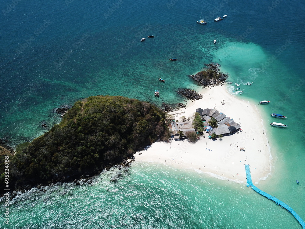 Tropical Island in Thailand Phuket Khai Nok Mavic Drone DJI