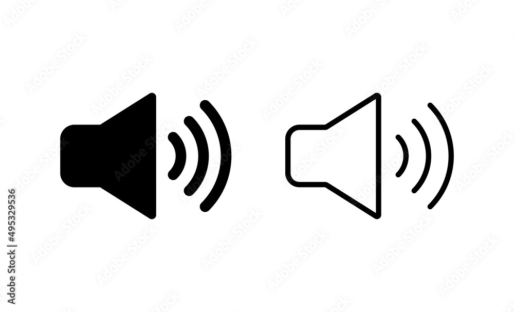 Speaker icon vector. volume sign and symbol. loudspeaker icon. sound symbol Speaker icon vector. volume sign and symbol. loudspeaker icon. sound symbol