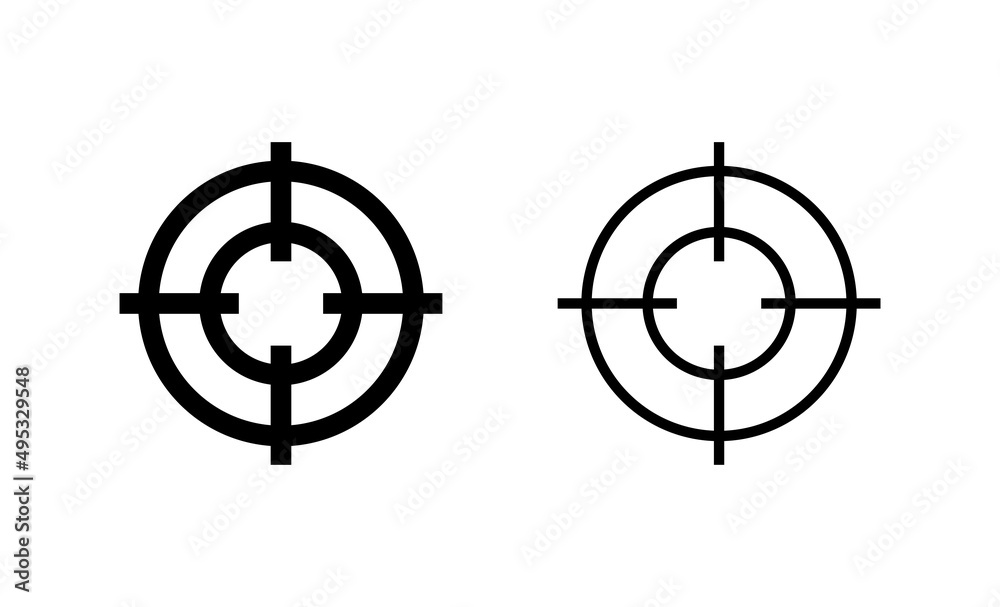 Target icon vector. goal icon vector. target marketing sign and symbol Target icon vector. goal icon vector. target marketing sign and symbol