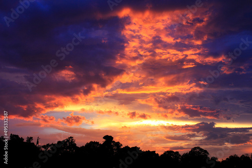 sunset in the sky © Samart