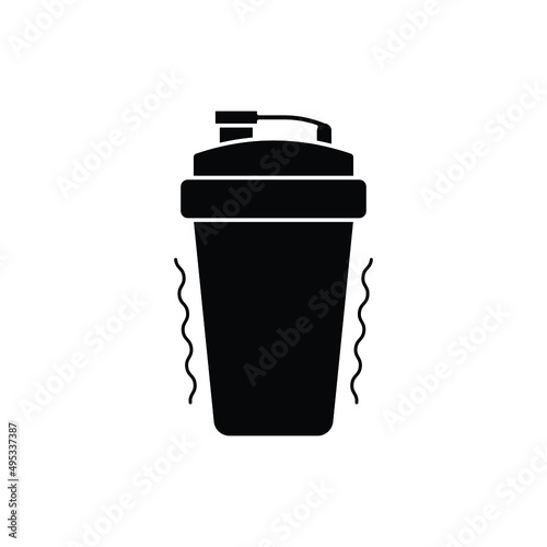 Shaker icon design isolated on white background