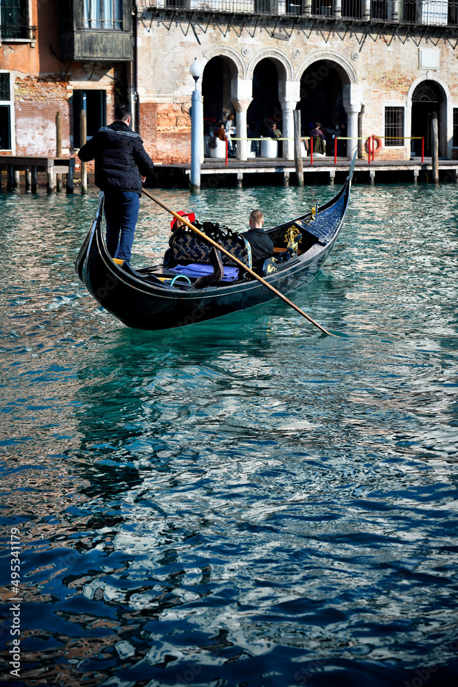 Architecture canal in Venice Italy 