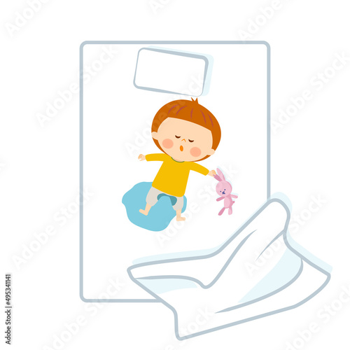 おねしょをする子供