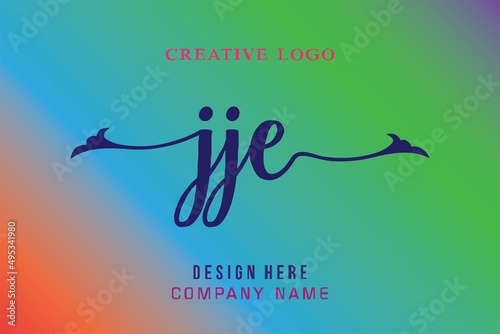 JJE lettering logo is simple, easy to understand and authoritative