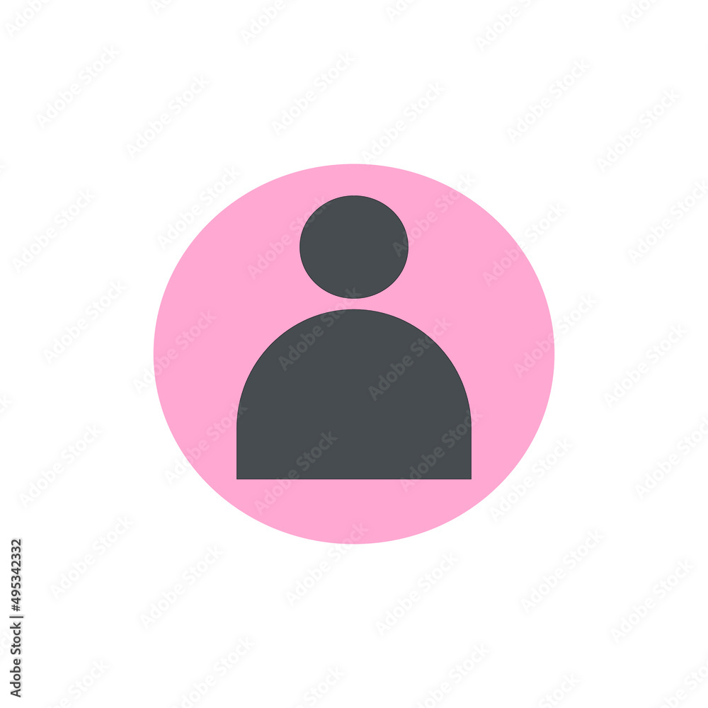 illustration vector of profil icon. User Icon in trendy flat style. User symbol for your web site design, logo, app, UI illustration vector of profil icon. User Icon in trendy flat style. User symbol for your web site design, logo, app, UI