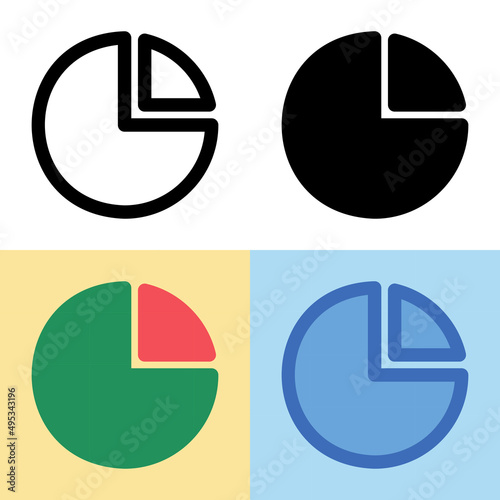 Illustration vector graphic of Chart Icon. Perfect for user interface, new application, etc