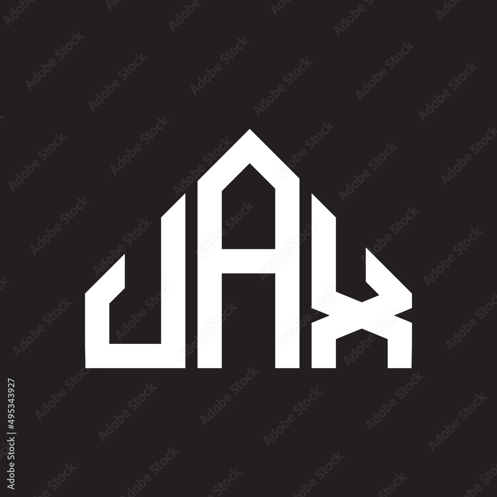 JAX letter logo design on Black background. JAX creative initials letter logo concept. JAX letter design. JAX letter logo design on Black background. JAX creative initials letter logo concept. JAX letter design.