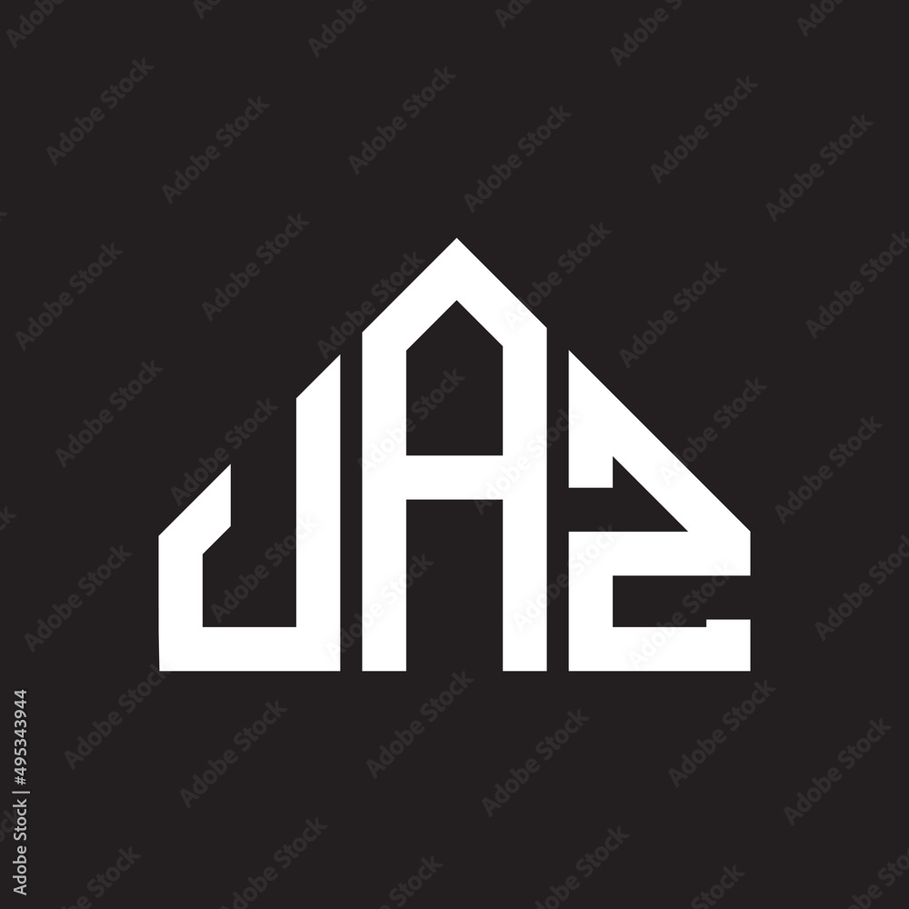JAZ letter logo design on Black background. JAZ creative initials letter logo concept. JAZ letter design. JAZ letter logo design on Black background. JAZ creative initials letter logo concept. JAZ letter design.