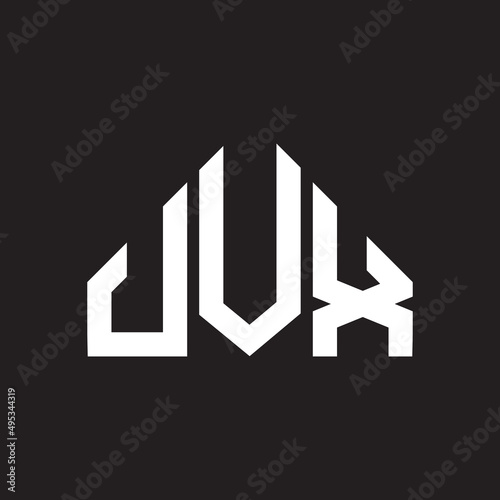 JVX letter logo design on Black background. JVX creative initials letter logo concept. JVX letter design. 