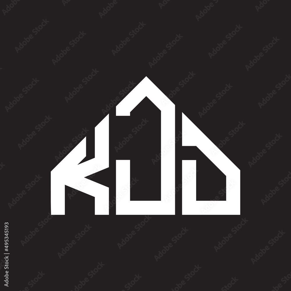 KJD letter logo design on black background. KJD creative initials letter logo concept. KJD letter design. KJD letter logo design on black background. KJD creative initials letter logo concept. KJD letter design.