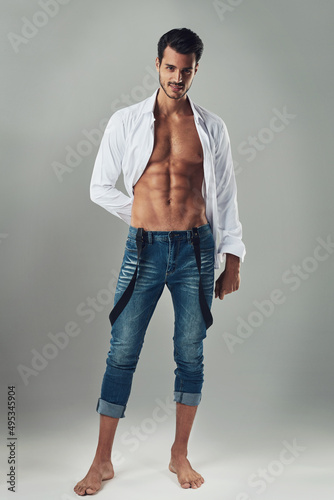 Принти на полотні Because sexy six packs have no business hiding