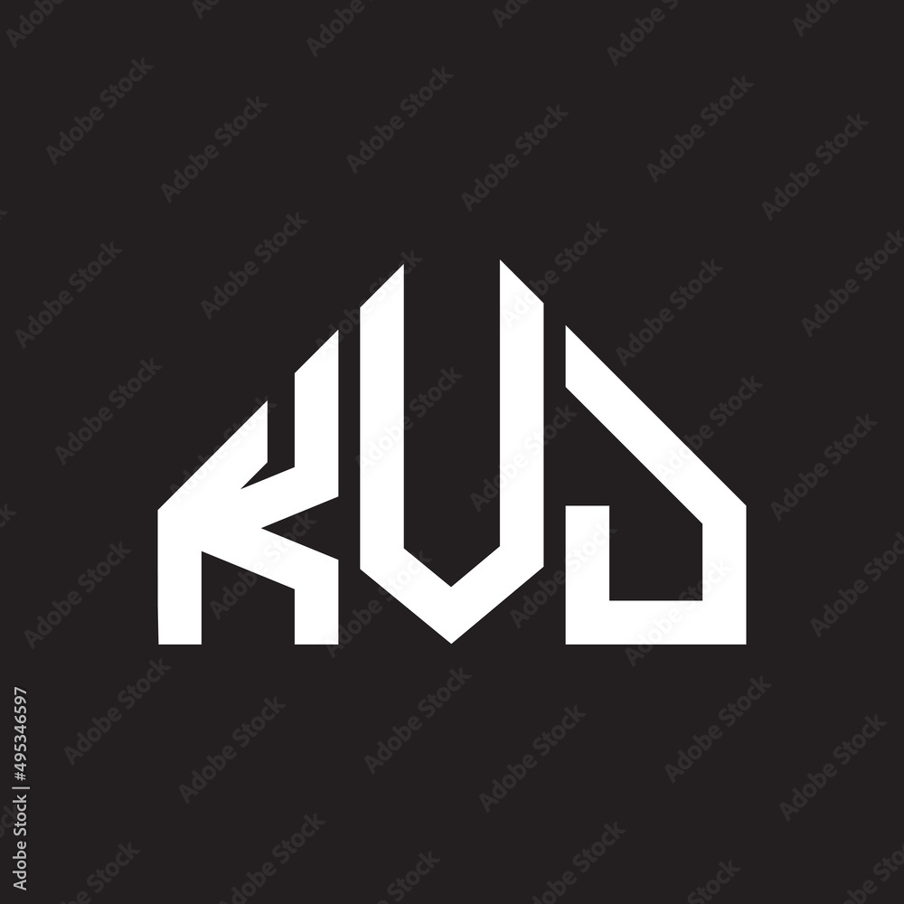 KUJ letter logo design on Black background. KUJ creative initials letter logo concept. KUJ letter design. KUJ letter logo design on Black background. KUJ creative initials letter logo concept. KUJ letter design.
