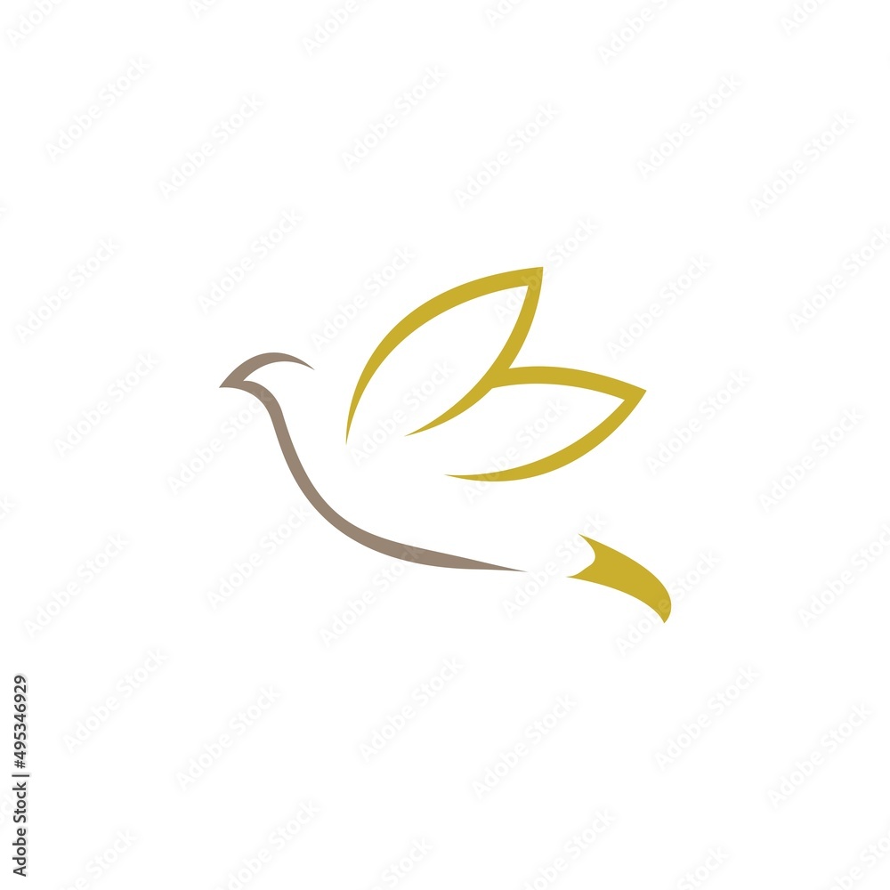 Goldfinch icon logo template vector Goldfinch icon logo template vector