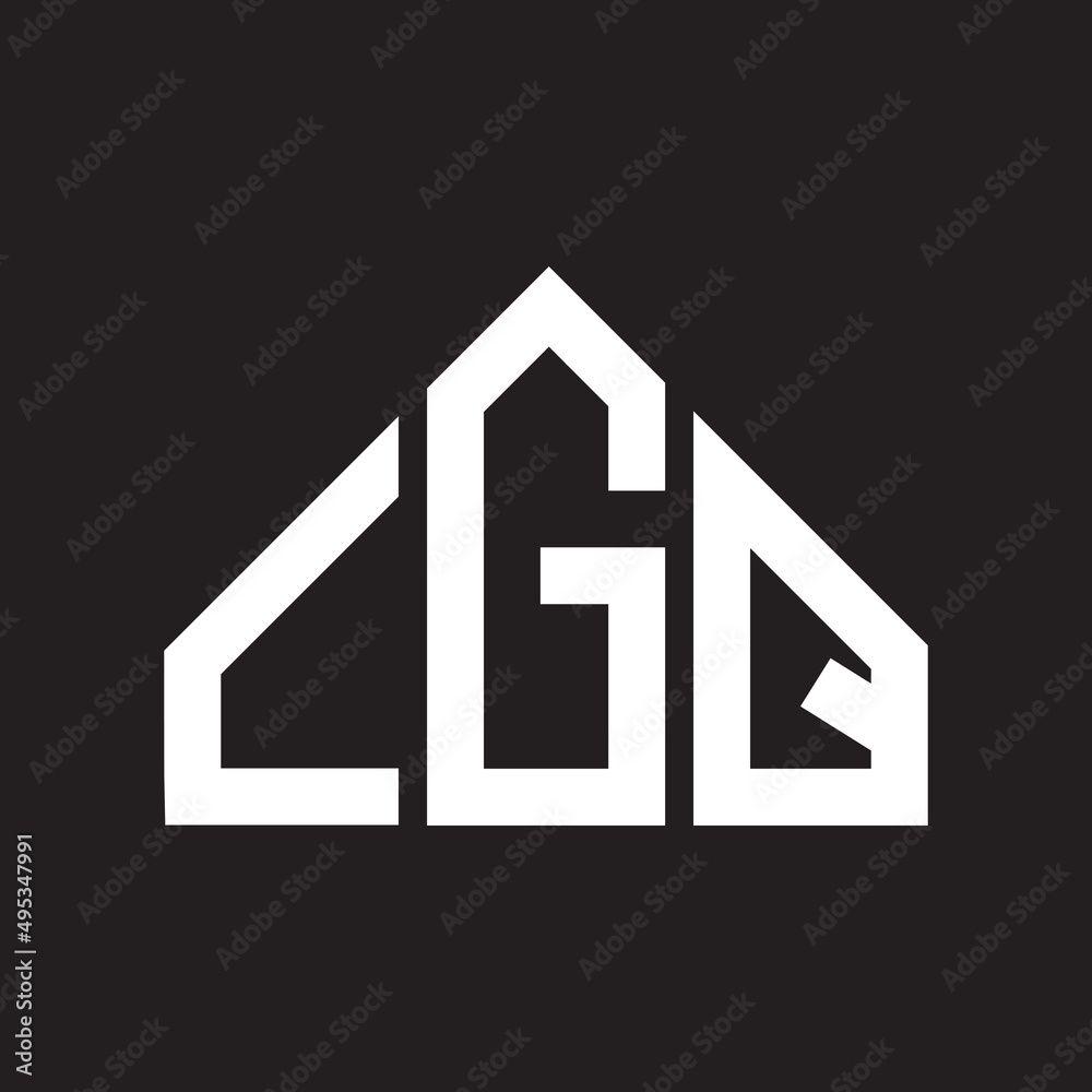 CGQ letter logo design on Black background. CGQ creative initials letter logo concept. CGQ letter design. CGQ letter logo design on Black background. CGQ creative initials letter logo concept. CGQ letter design.