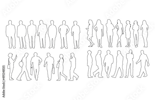 Business People Silhouettes