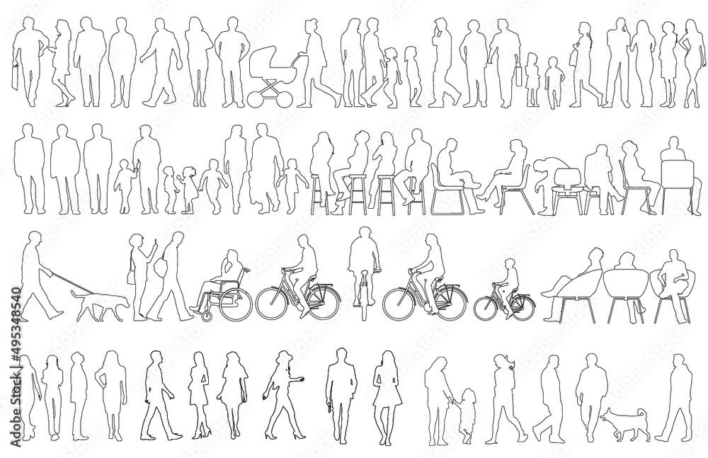 Silhouette People Huge Collection