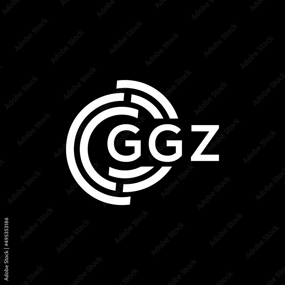 GHZ letter logo design on black background. GHZ creative initials letter logo concept. GHZ letter design. GHZ letter logo design on black background. GHZ creative initials letter logo concept. GHZ letter design.