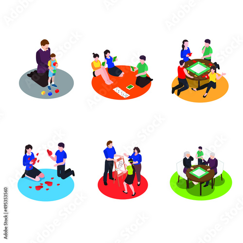 isometric, 3d, vector, illustration, isolated, customer, care, client, reliable, support, attention, demand, group, loyalty, quality, satisfaction, help, african, asian, business, descent, text, trust