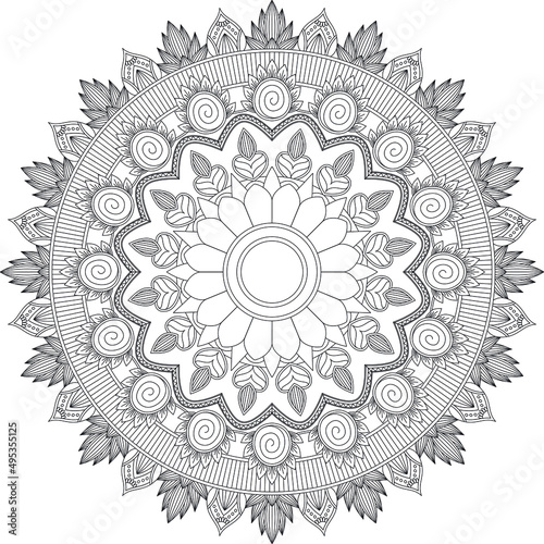 Mandala Coloring Page