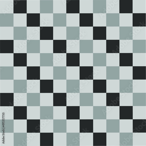 Abstract Lines Straight Grid Black Lined Squares Pattern Cloth Vector