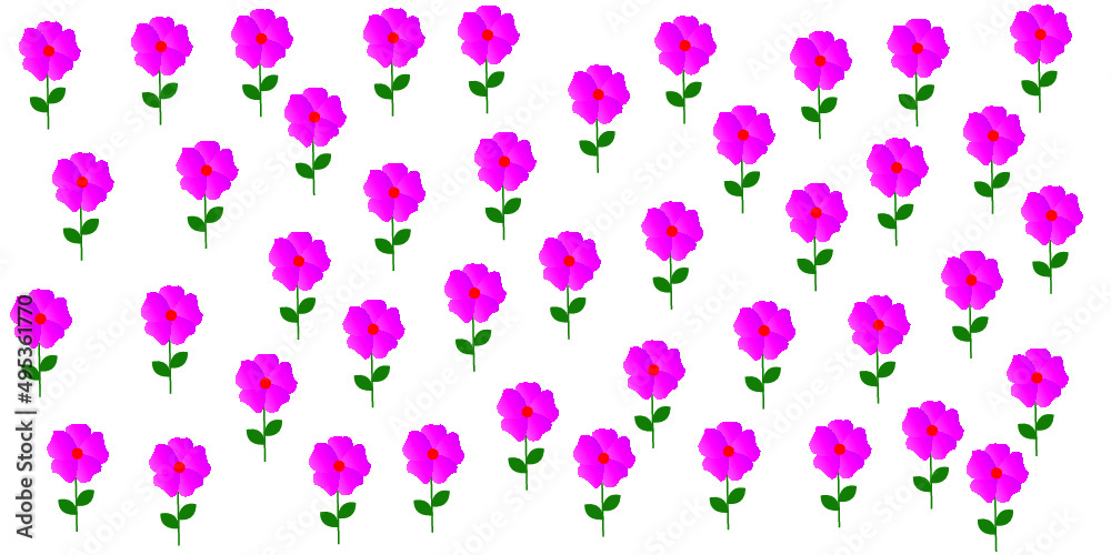 flower background and leaves