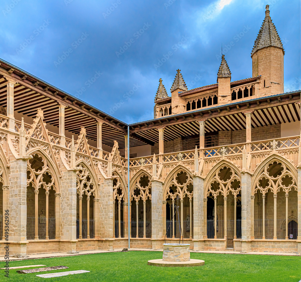 Catedral de Santa Maria la Real, 15th Century Gothic church in Pamplona, Spain