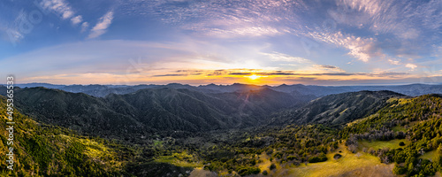 Sunset over Canyons and Peaks