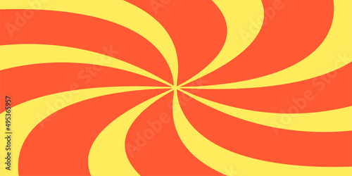 Swirling radial rays space background pop art candy lollipop vortex sun rays