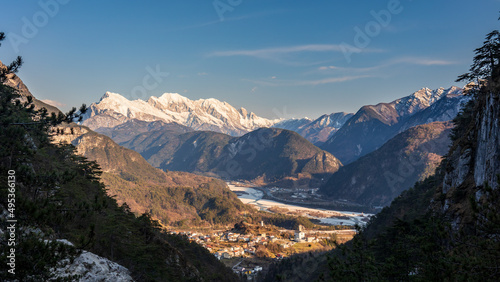 trekking day in the mountains of Friuli Venezia-Giulia