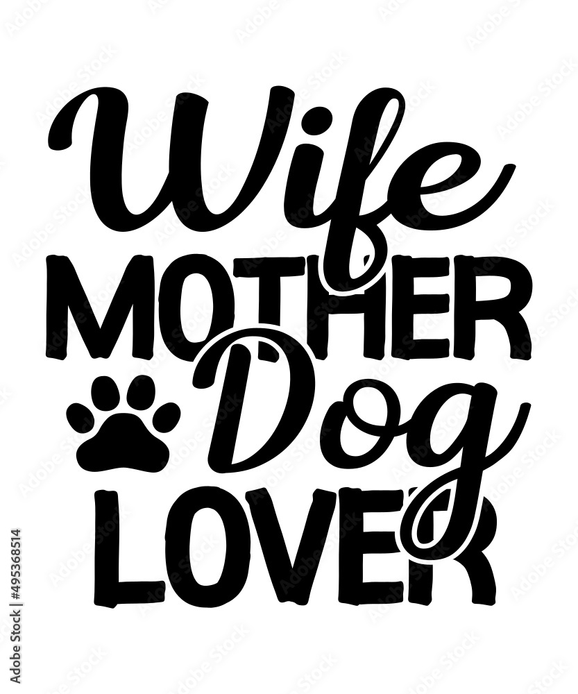 Dog SVG Bundle, Dog Lover SVG file for Cricut, Dog Quote svg cut file, Dog Love svg design, Paw