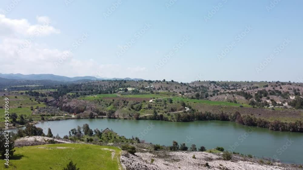 Lake and rivers in Nicosia in Cyprus. Riverland. Lake and rivers in Nicosia in Cyprus. Riverland.