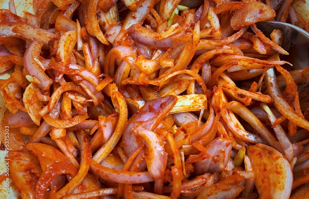 onion spicy Indian dish. onion spicy Indian dish.