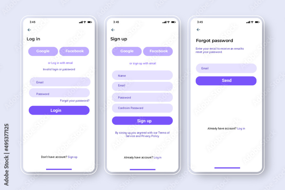 modern-log-in-sign-up-and-forgot-password-flat-concept-user-interface