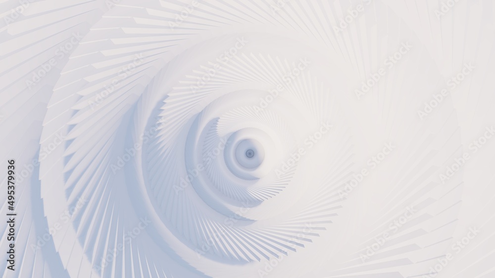 Abstract white background geometric pattern 3d render Abstract white background geometric pattern 3d render
