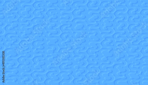 Blue extruded background. Cut paper effect with embossed texture