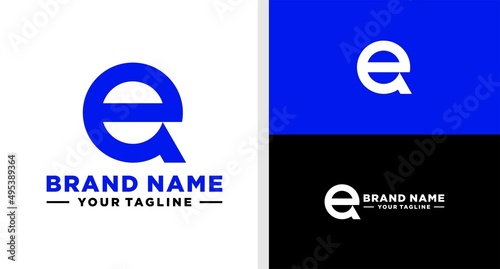 QE LOGO MONOGRAM UNUSUAL EDITABLE