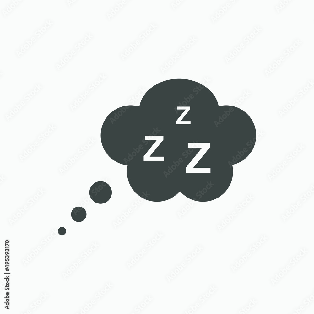 sleep, rest, bed, bedtime, relax icon vector symbol sleep, rest, bed, bedtime, relax icon vector symbol