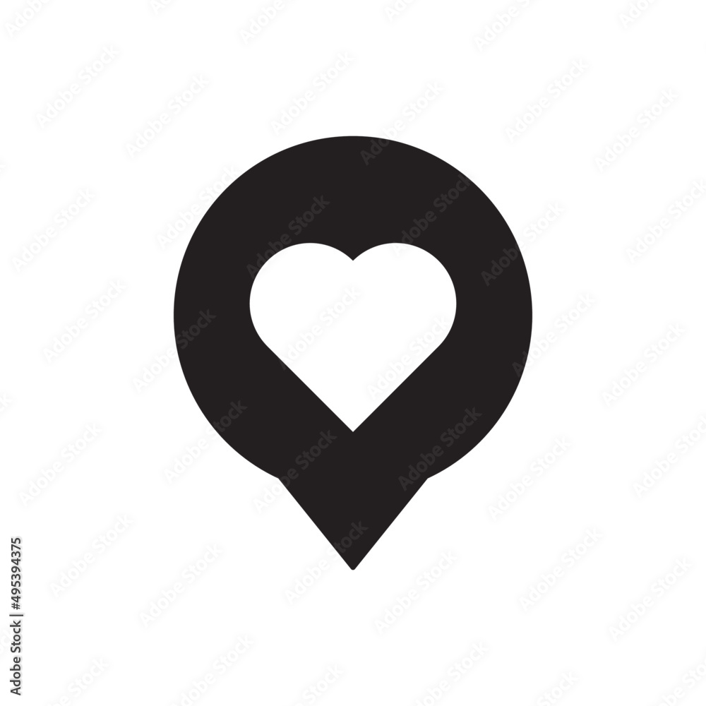Spot tourism travel icon in black flat glyph, filled style isolated on white background