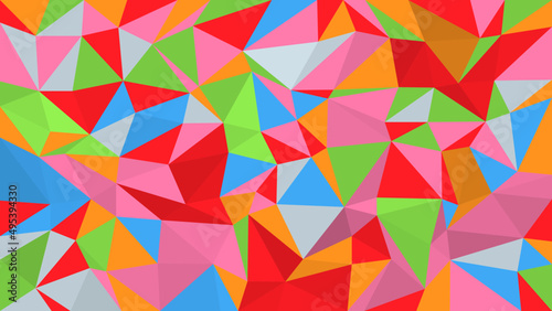 low polygon random fruit tone