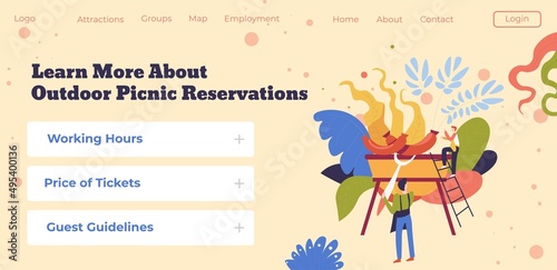 Learn more about outdoor picnic reservations web