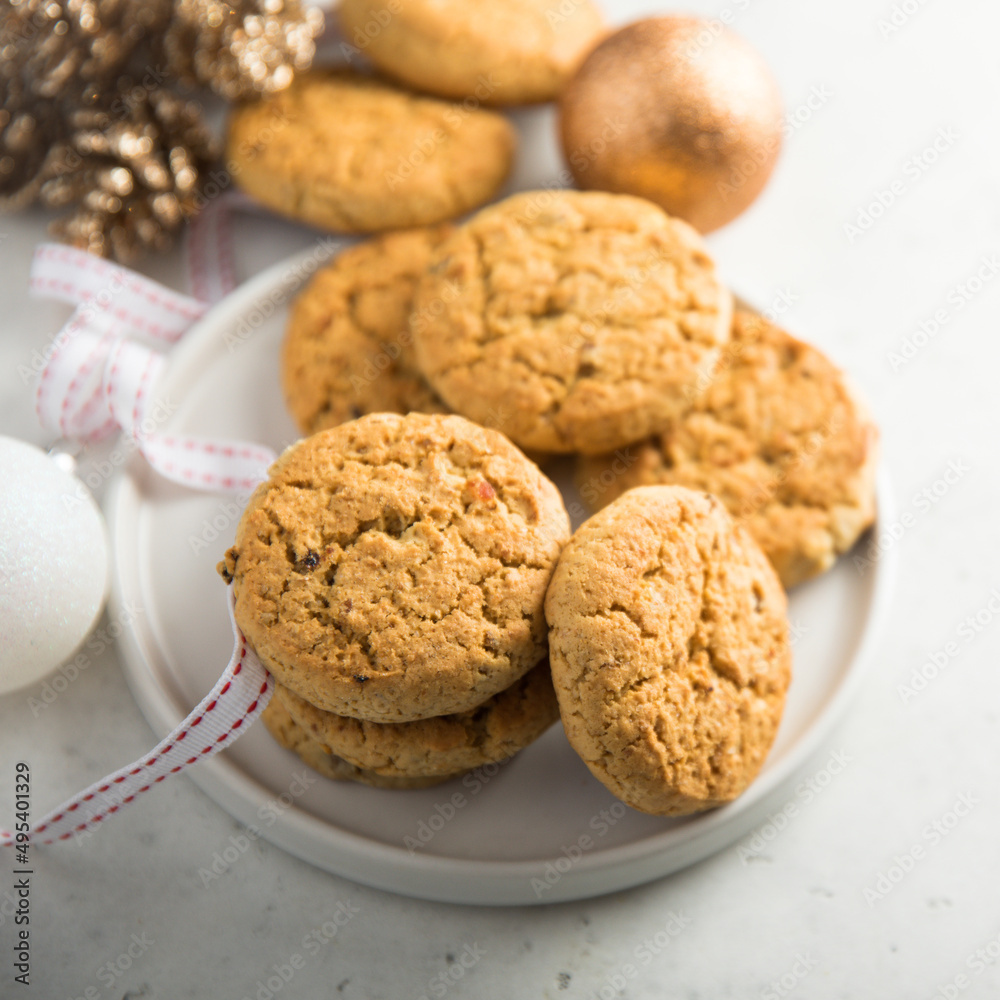 Traditional homemade festive oatmeal cookies Traditional homemade festive oatmeal cookies
