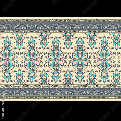 repeat multi colored decorated hand drawn rendered traced embraided ornamental all over base background pattern geometrical texture border ethnic tribal creative design